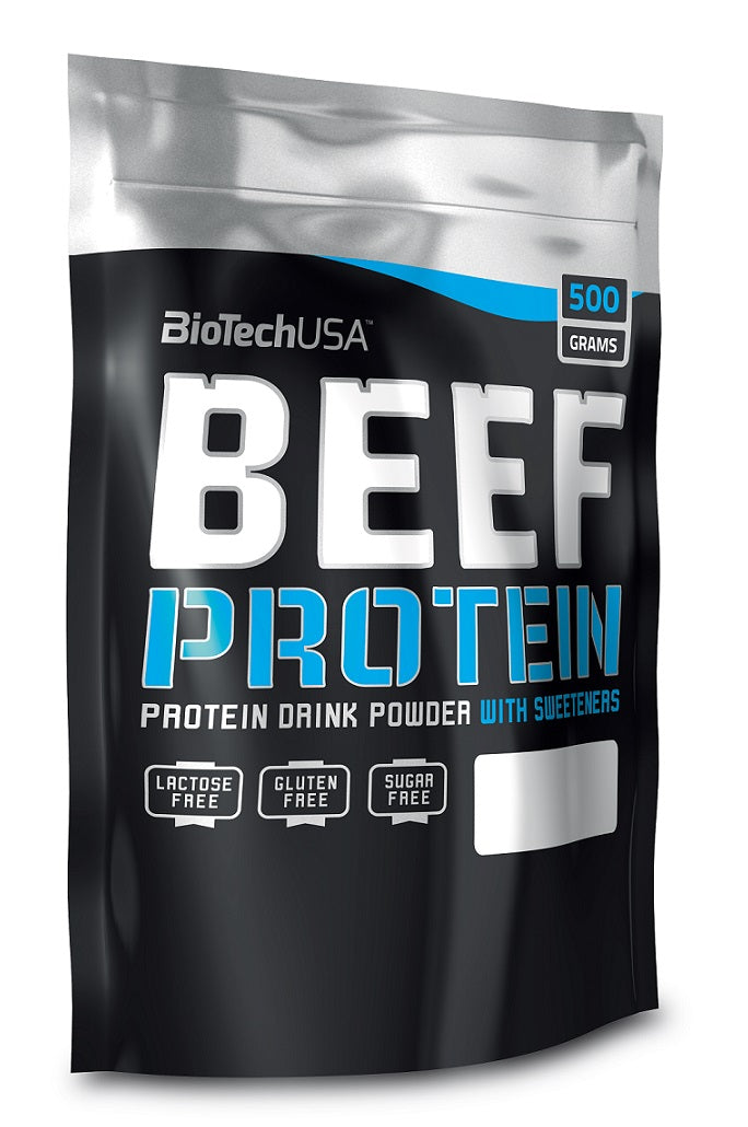 BioTechUSA - Beef Protein, Strawberry - 500g