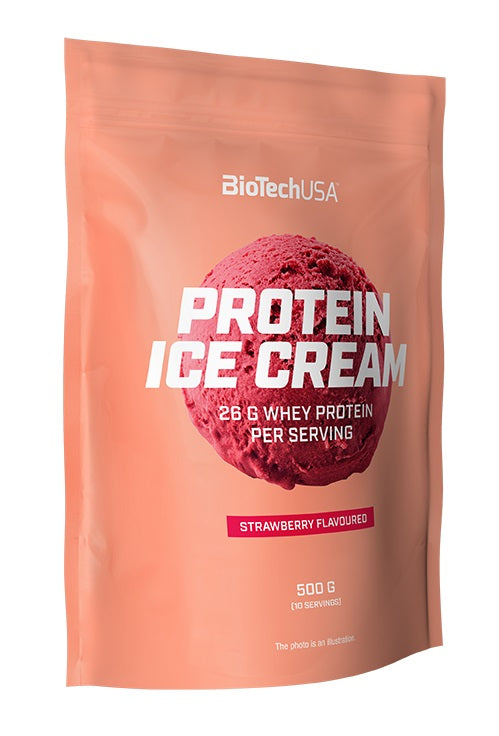 BioTechUSA - Protein Ice Cream, Strawberry - 500g