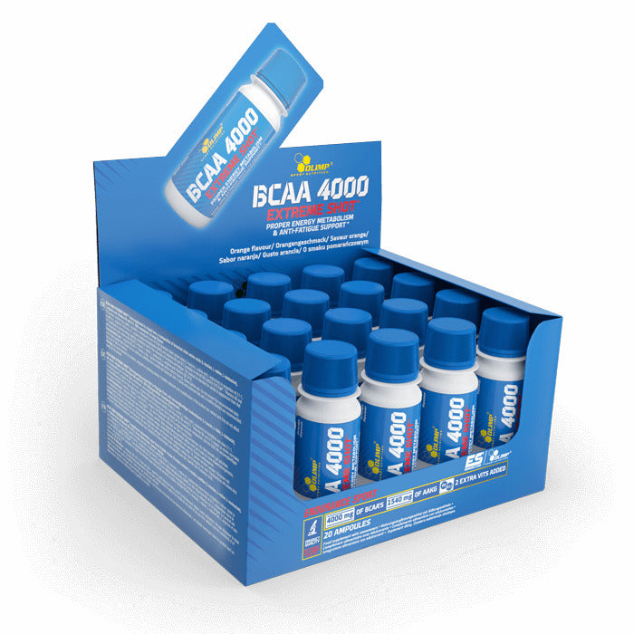 Olimp Nutrition - BCAA 4000 Extreme Shot, Orange - 20 x 60 ml.