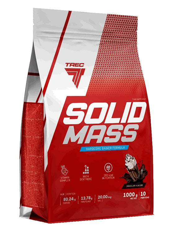 Trec Nutrition - Solid Mass, Strawberry - 1000g
