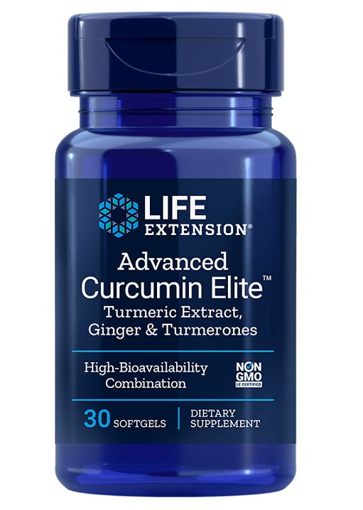 Life Extension - Advanced Curcumin Elite Turmeric Extract, Ginger & Turmerones - 30 softgels