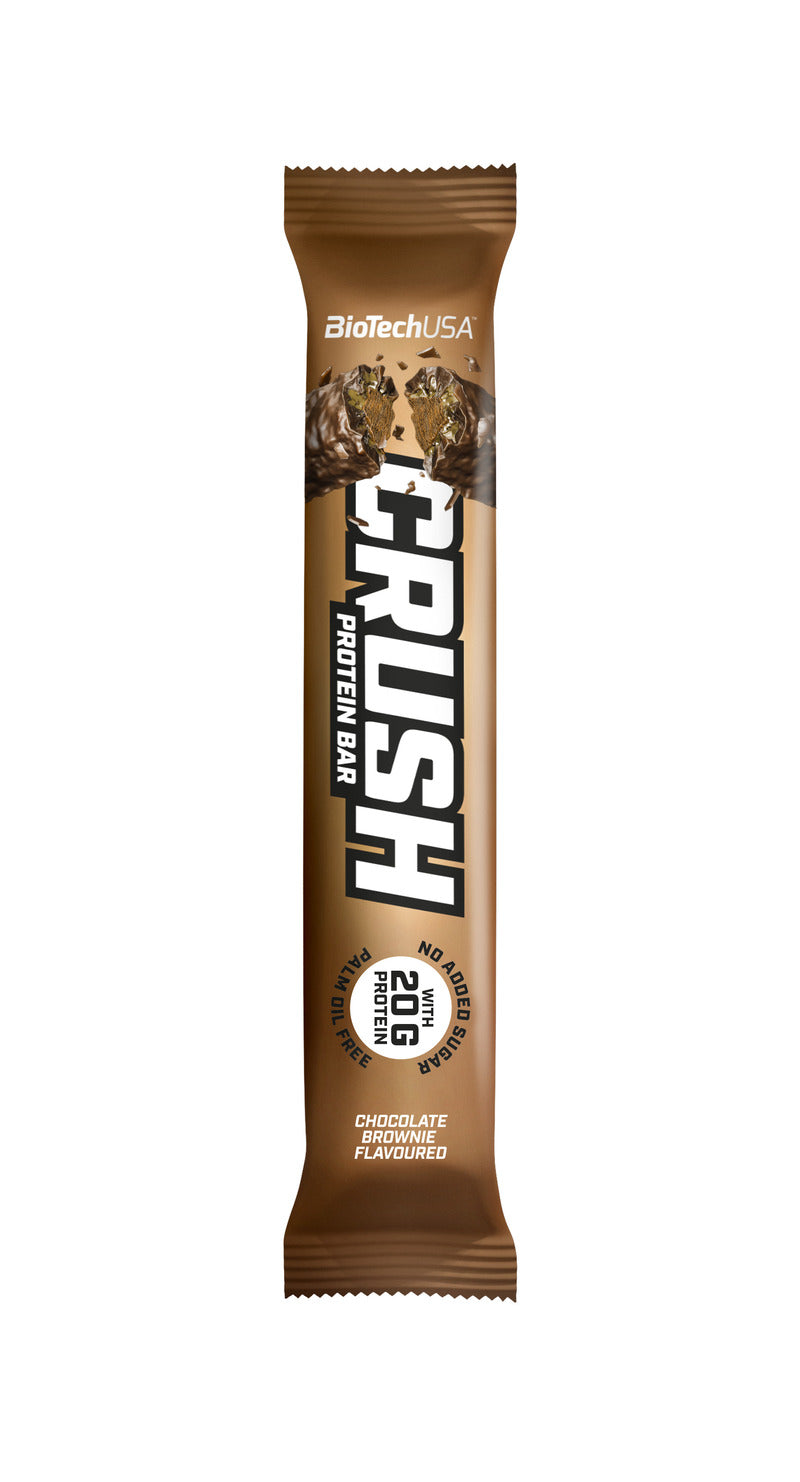 BioTechUSA - Crush Bar, Chocolate Brownie - 12 x 64g