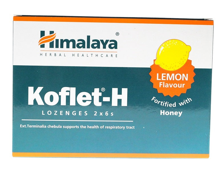 Himalaya - Koflet-H, Lemon - 12 lozenges