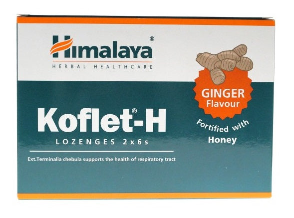 Himalaya - Koflet-H, Ginger - 12 lozenges