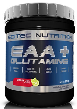 SciTec - EAA + Glutamine, Cherry Lime - 300g