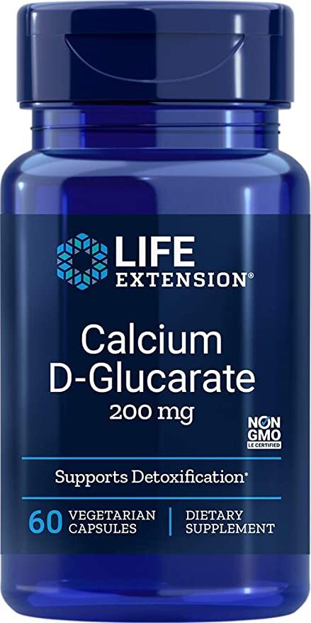 Life Extension - Calcium D-Glucarate, 200mg - 60 vcaps