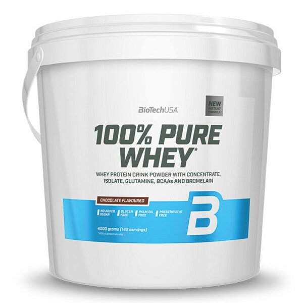 BioTechUSA - 100% Pure Whey, Hazelnut - 4000g