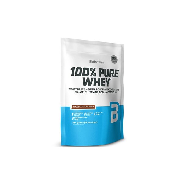 BioTechUSA - 100% Pure Whey, Chocolate - 454g
