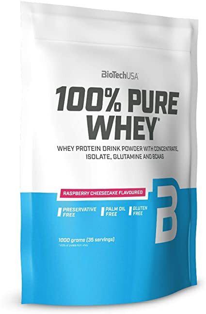 BioTechUSA - 100% Pure Whey, Raspberry Cheesecake - 1000g