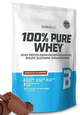 BioTechUSA - 100% Pure Whey, Cookies & Cream - 454g