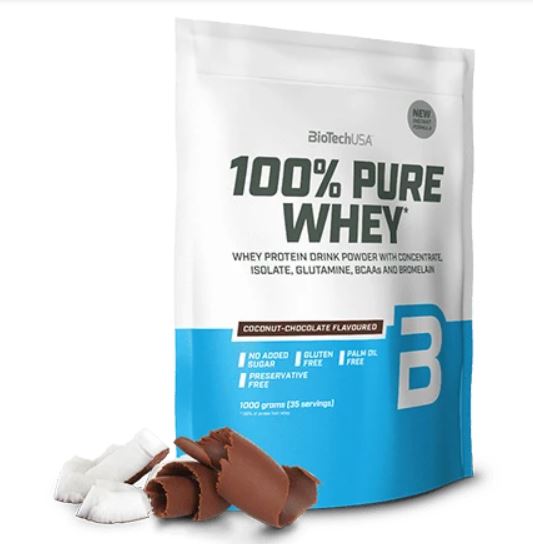 BioTechUSA - 100% Pure Whey, Caramel Cappuccino - 1000g