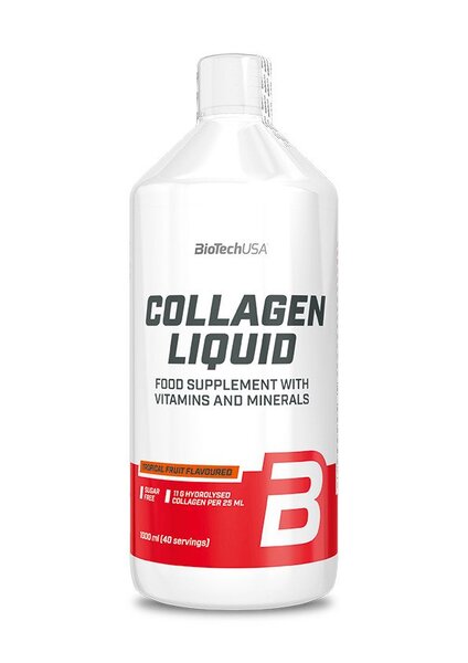BioTechUSA - Collagen Liquid, Tropical Fruit - 1000 ml.