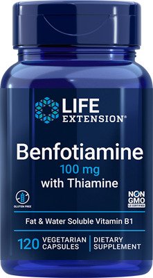 Life Extension - Benfotiamine with Thiamine, 100mg - 120 vcaps