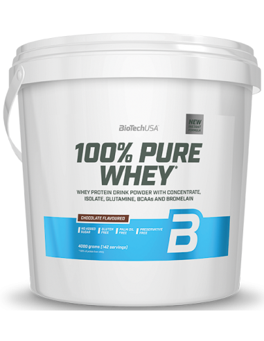 BioTechUSA - 100% Pure Whey, Chocolate - 4000g