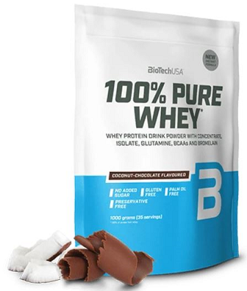 BioTechUSA - 100% Pure Whey, Coconut Chocolate - 1000g