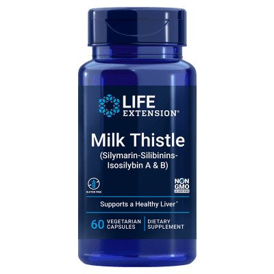 Life Extension - Milk Thistle, Silymarin-Silibinins-Isosilybin A & B - 60 vcaps