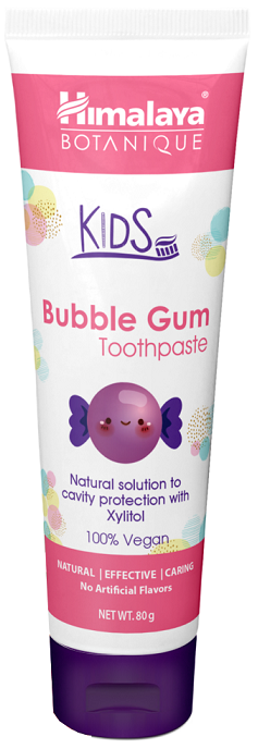 Himalaya - Kids Toothpaste, Bubble Gum - 80g
