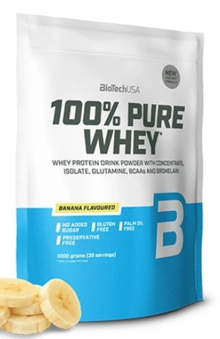 BioTechUSA - 100% Pure Whey, Banana - 1000g