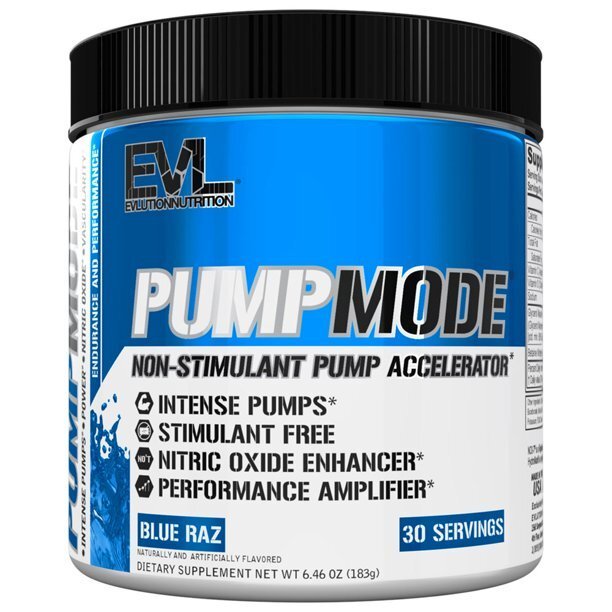 EVLution Nutrition PumpMode Powder Blue Raz 183g