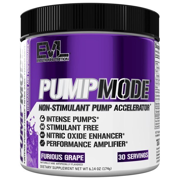 EVLution Nutrition PumpMode Powder Furious Grape 174g
