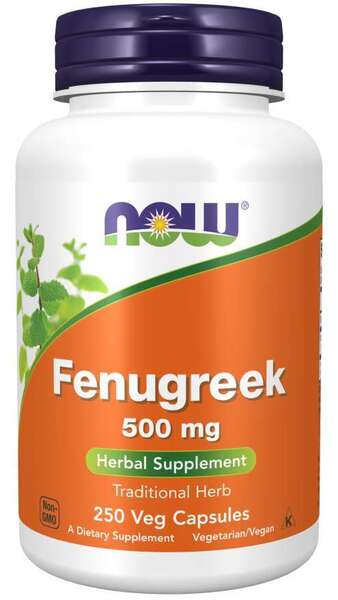 NOW Foods - Fenugreek, 500mg - 250 vcaps