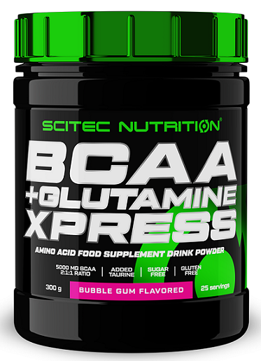 SciTec - BCAA + Glutamine XPress, Bubble Gum - 600g