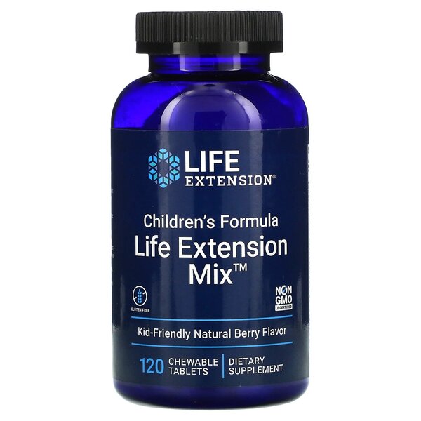 Life Extension - Children's Formula Life Extension Mix, Natural Berry - 120 chewable tabs