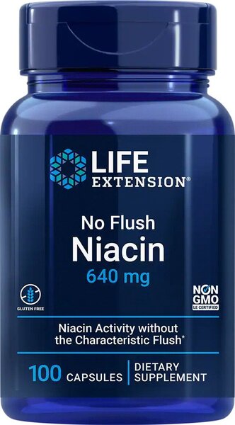 Life Extension - No Flush Niacin - 100 caps