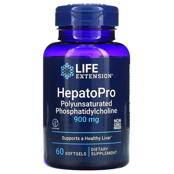 Life Extension - HepatoPro Polyunsaturated Phosphatidylcholine, 900mg - 60 softgels