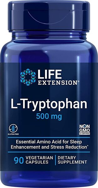 Life Extension - L-Tryptophan, 500mg - 90 vcaps