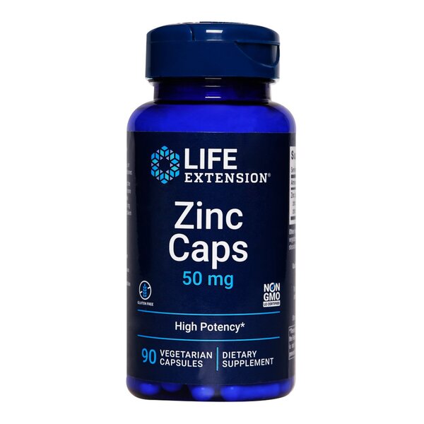 Life Extension - Zinc Caps, 50mg - 90 vcaps