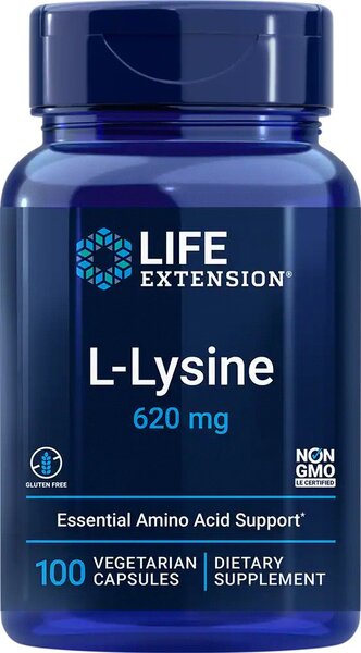 Life Extension - L-Lysine, 620mg - 100 vcaps