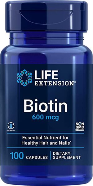 Life Extension - Biotin, 600mcg - 100 caps