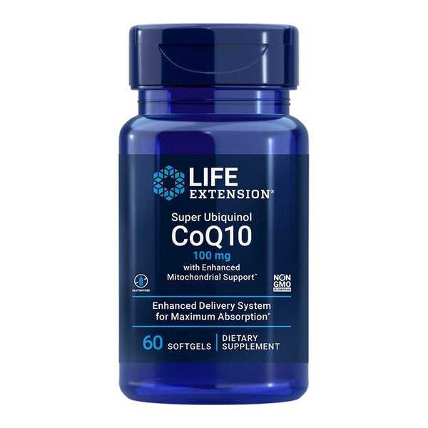 Life Extension - Super Ubiquinol CoQ10 with Enhanced Mitochondrial Support, 100mg - 60 softgels