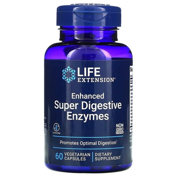 Life Extension - Enhanced Super Digestive Enzymes and Probiotics - 60 vcaps