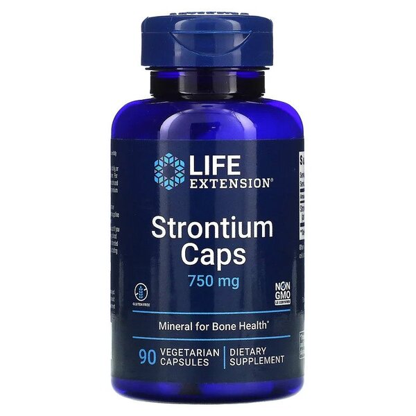 Life Extension - Strontium Caps, 750mg - 90 vcaps