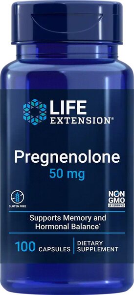 Life Extension - Pregnenolone, 50mg - 100 caps