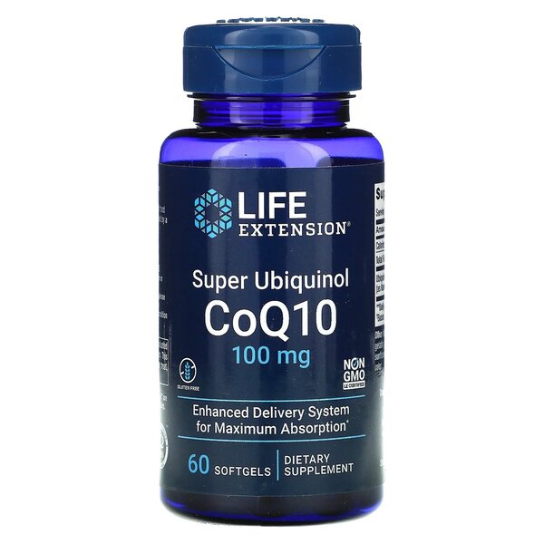 Life Extension - Super Ubiquinol CoQ10, 100mg - 60 softgels