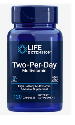 Life Extension - Two-Per-Day, Multivitamin - 120 caps
