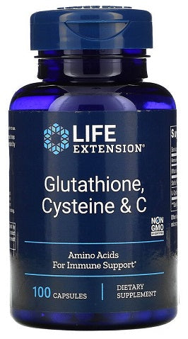 Life Extension - Glutathione, Cysteine & C - 100 caps