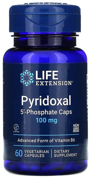 Life Extension - Pyridoxal 5'-Phosphate Caps, 100mg - 60 vcaps