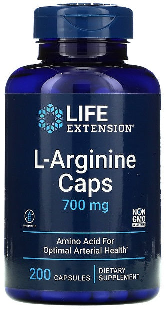 Life Extension - L-Arginine Caps, 700mg - 200 caps