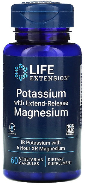 Life Extension - Potassium with Extend-Release Magnesium - 60 vcaps