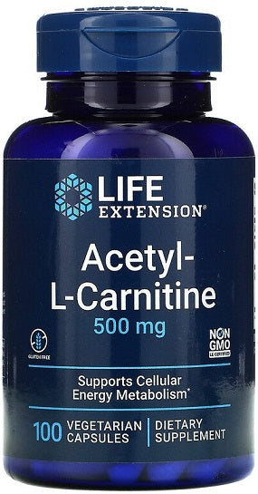 Life Extension - Acetyl-L-Carnitine, 500mg - 100 vcaps
