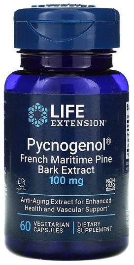 Life Extension - Pycnogenol French Maritime Pine Bark Extract, 100mg - 60 vcaps