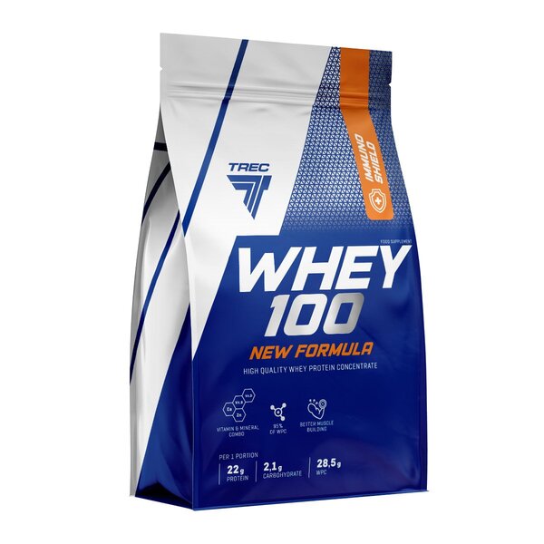 Trec Nutrition - Whey 100 - New Formula, Peanut Butter Vanilla - 700g