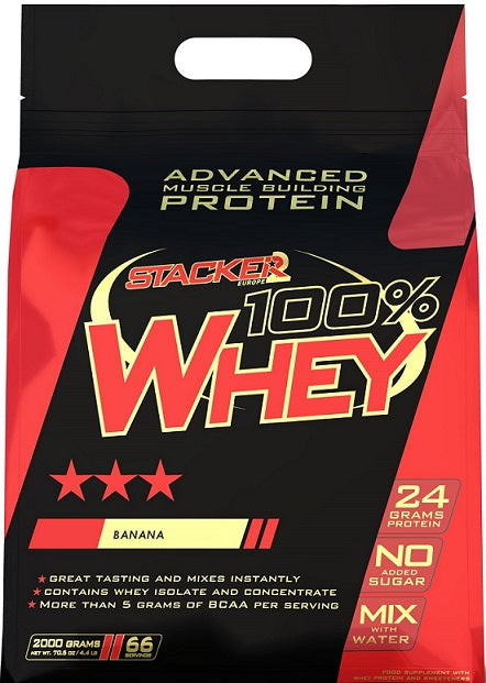 Stacker2 Europe - 100% Whey, Banana - 2000g