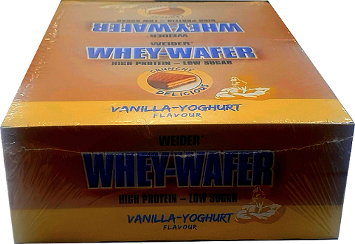 Weider - Whey-Wafer, Vanilla Yoghurt - 12 x 35g
