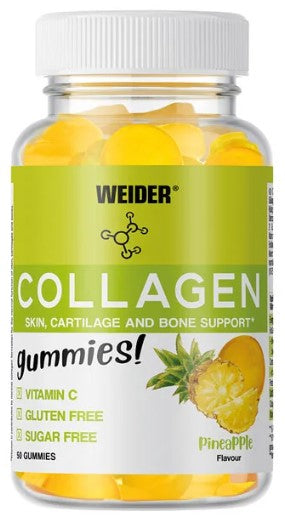 Weider - Collagen, Pineapple Flavour - 50 gummies