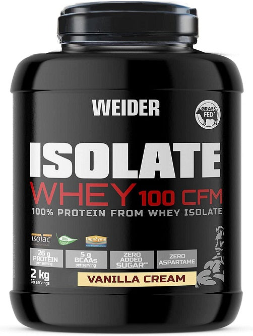 Weider - Isolate Whey 100 CFM, Vanilla Cream - 2000g